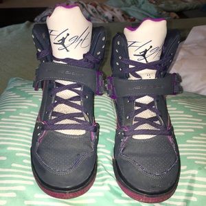 Purple Jordan flights